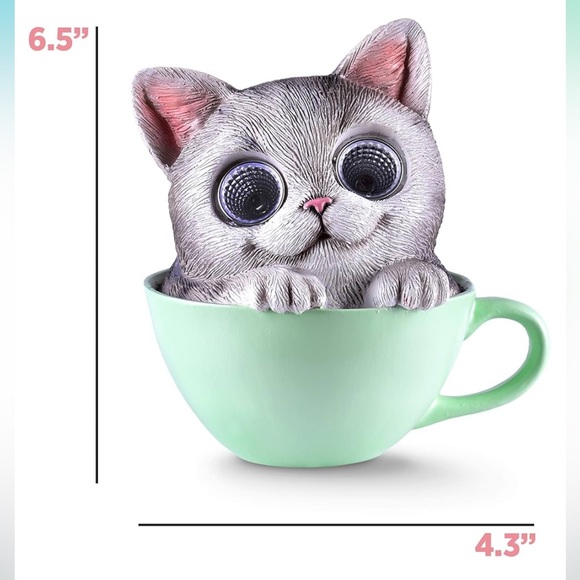 Cat in Cup Solar Garden
Decorations Figurine - Picture 5 of 8